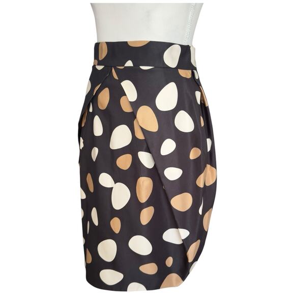 Gianfranco Ferre Cotton Silk Blend Polka Dot Mini Skirt Size 42 US 4 - Picture 4 of 13